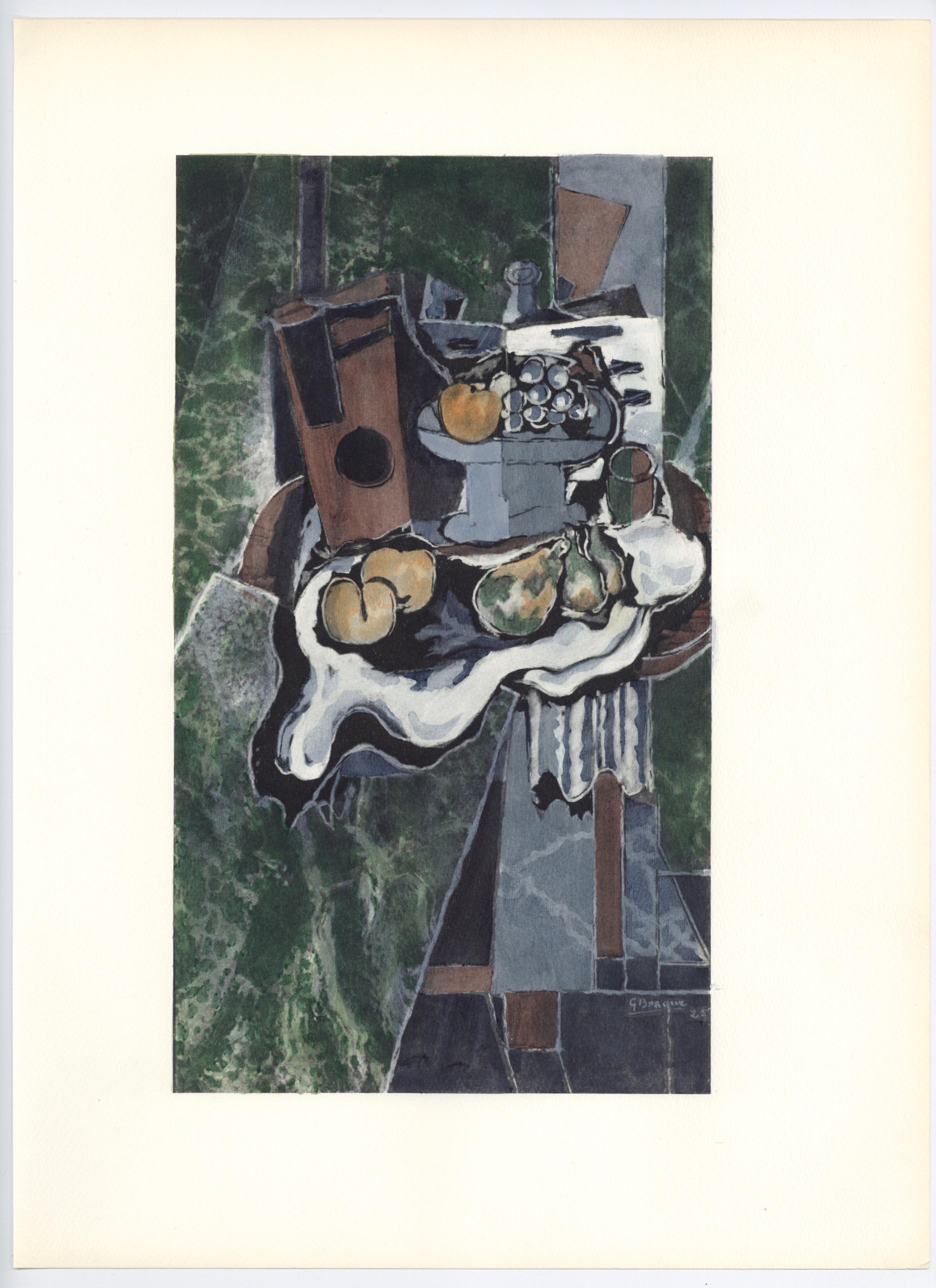 "Pochoir "Nature morte - Print di (after) Georges Braque