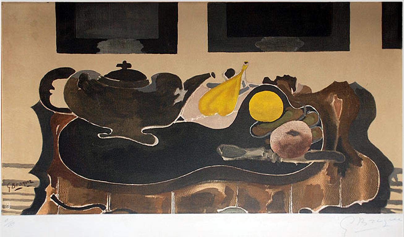 (after) Georges Braque Still-Life Print - Nature Morte (Still Life), 1950