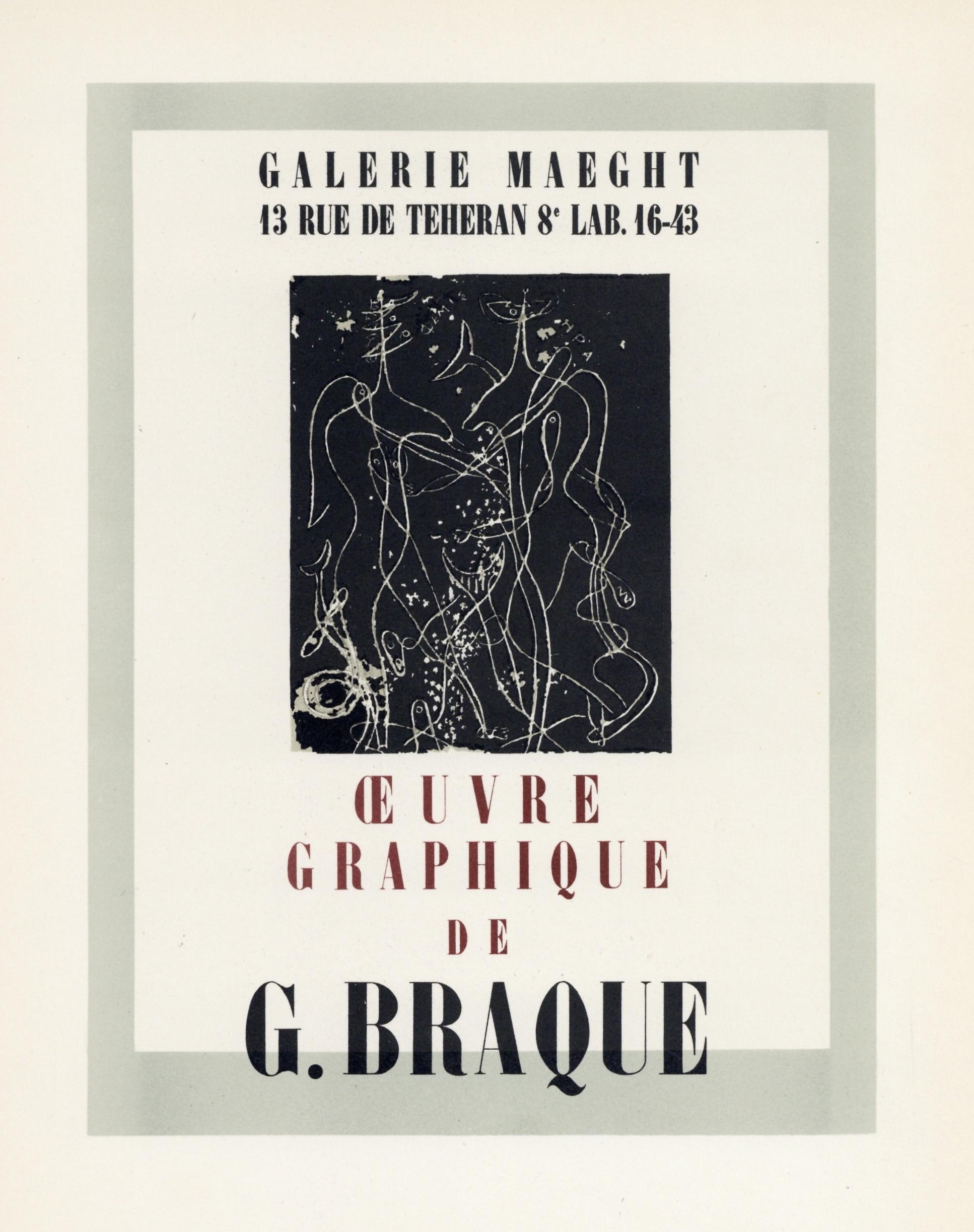 "Oeurve Graphique" lithograph poster