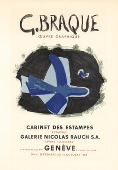 "Oeurve Graphique" lithograph poster