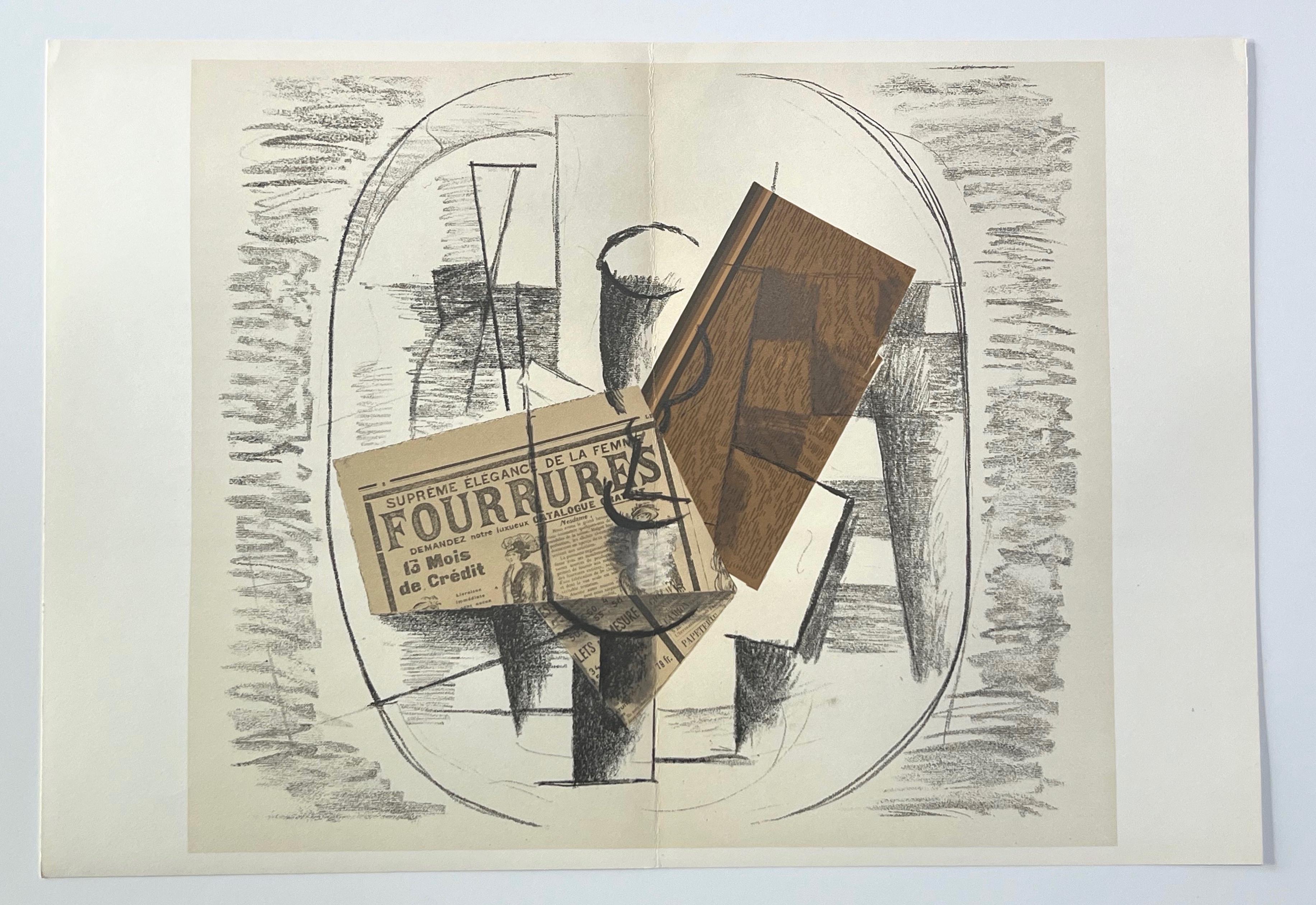 "Lithographie "Papiers collés II