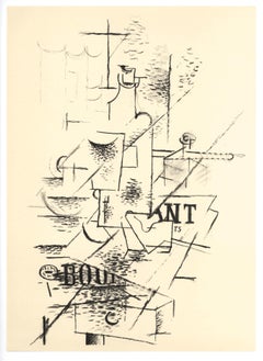"Lithographie "Papiers collés III