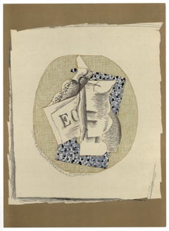 "Lithographie "Papiers collés IV