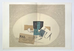 Lithographie "Papiers collés V"