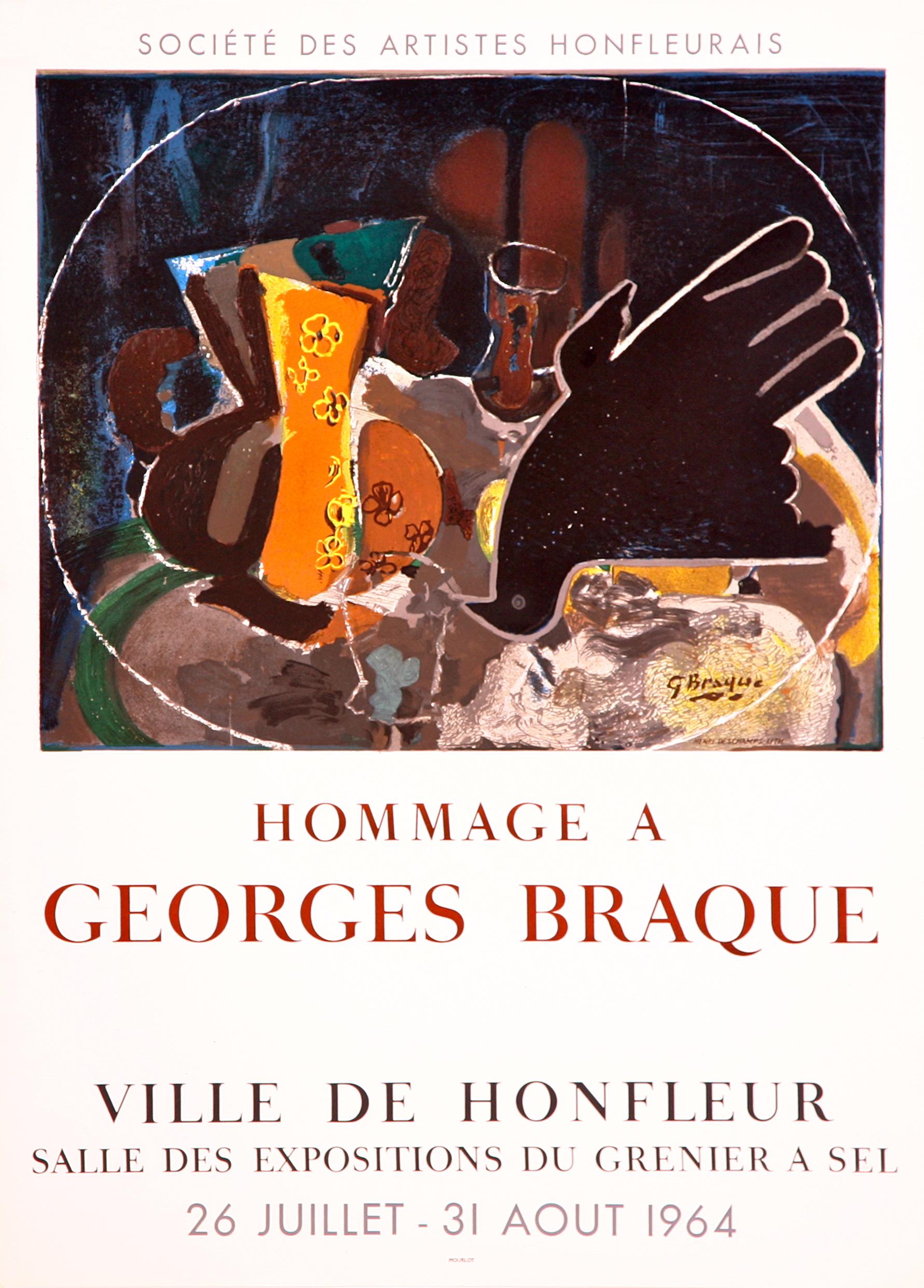 Pichet et Oiseau - Ville de Honfleur (d'après) Georges Braque, 1964