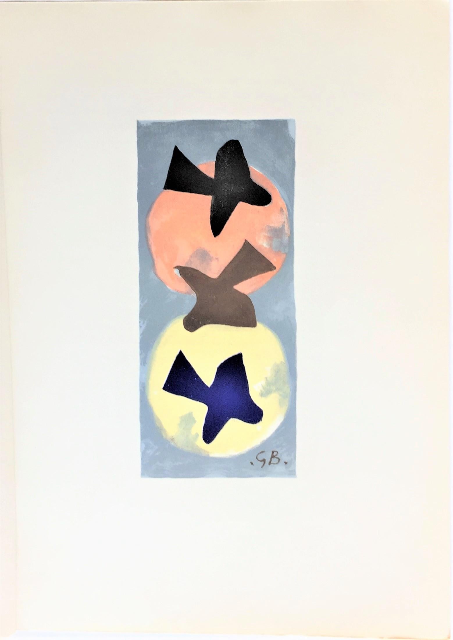 Soleil et lune  (Sonnen und Mond) – Print von (after) Georges Braque