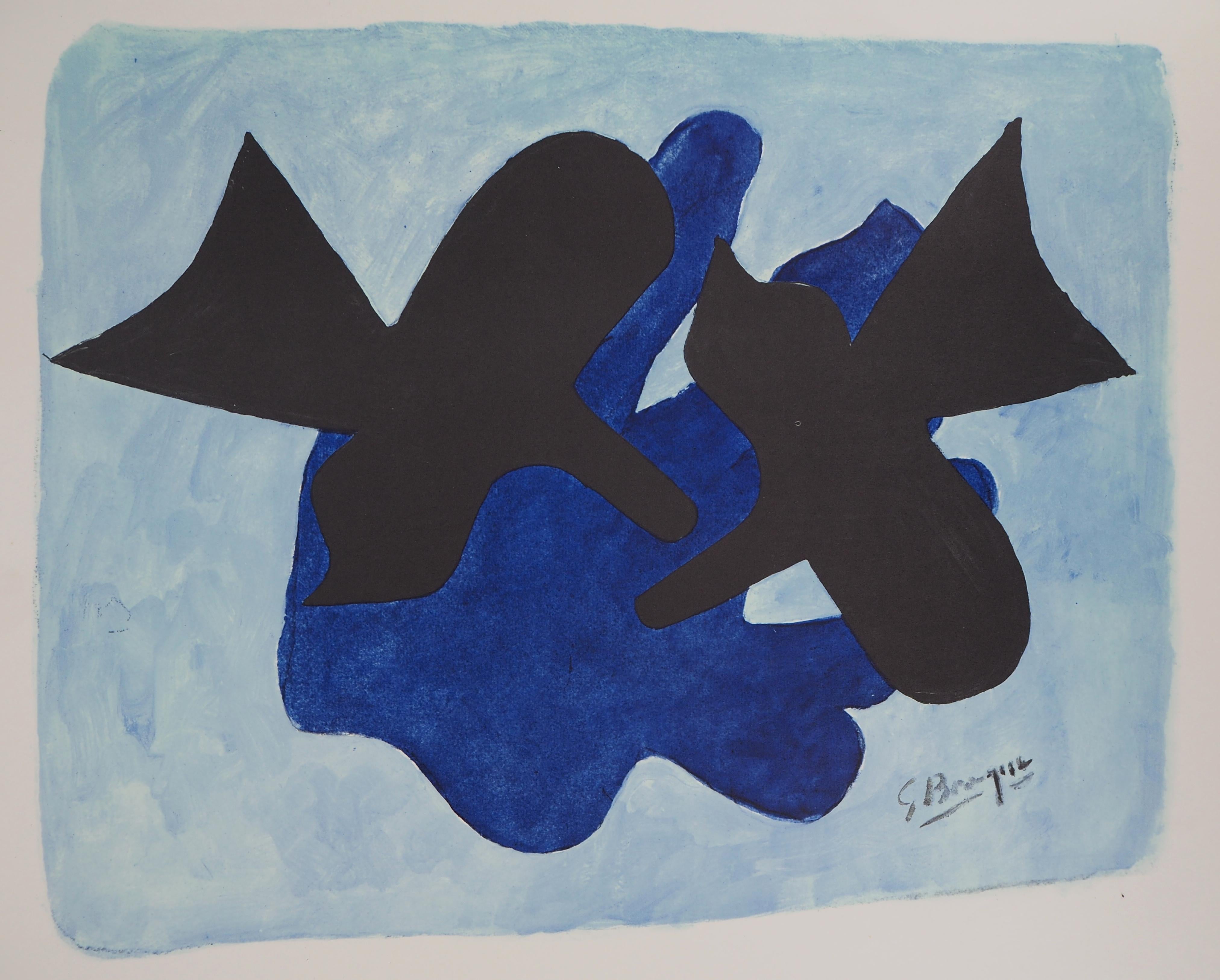 The Birds - Lithograph - Modern Print by (after) Georges Braque