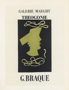 Vintage "Theogonie" lithograph poster