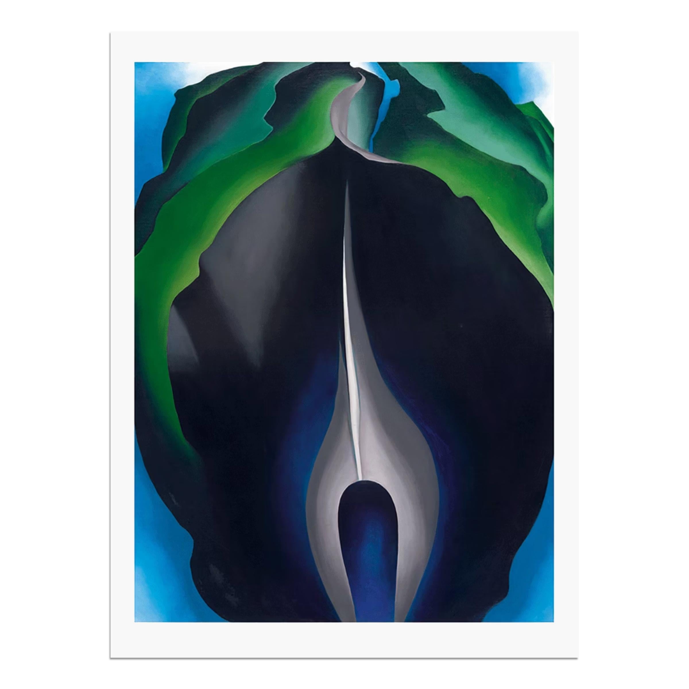 (after) Georgia O'Keeffe Abstract Print - Georgia O'Keeffe - Jack-in-the-Pulpit, No. IV, Limited Edition Print