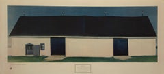 "White Canadian Barn, NO. 2"  Georgia O'Keeffe. Printed in U.S.A.
