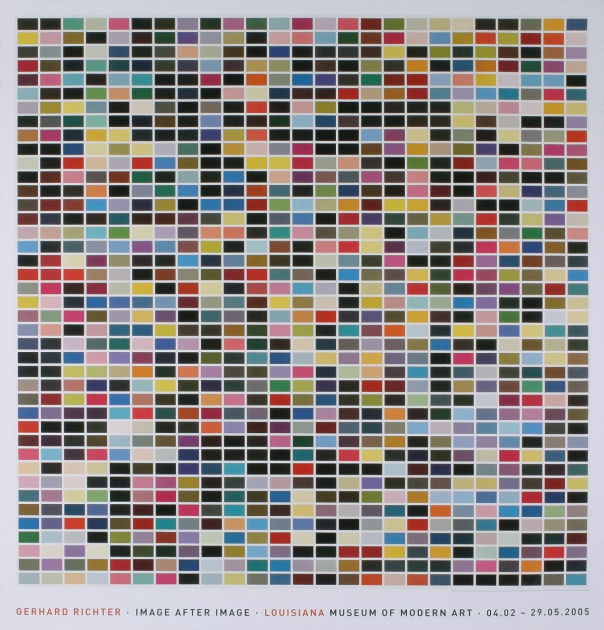 After Gerhard Richter Abstract Print - 1025 Colors (1025 Farben) Exhibition Poster