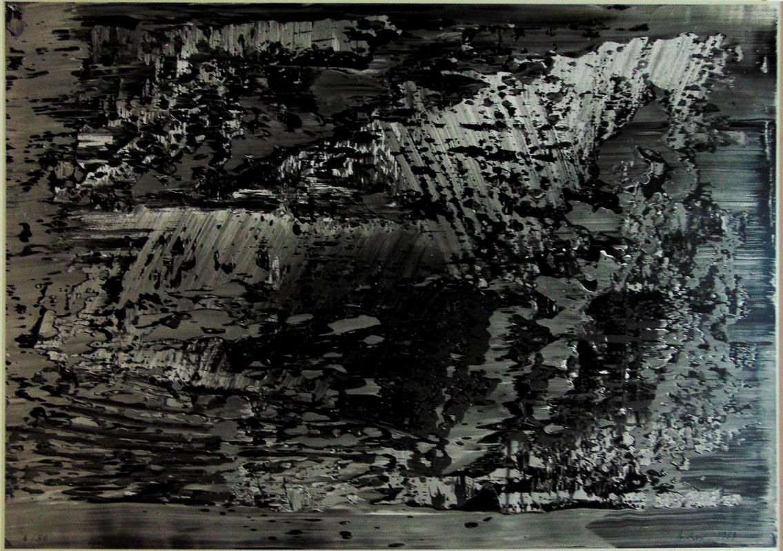 Photo abstraite  Abstraktes Foto - Réalisme allemand - Photograph de Gerhard Richter