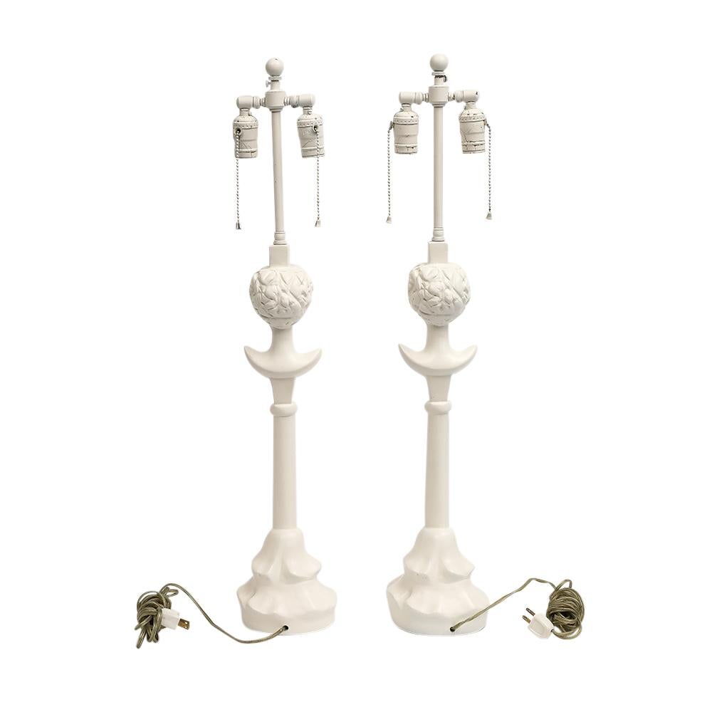 Sirmos 'Colette' Tischlampen, weißes, mattes, mattes Harz, nach Giacometti  im Angebot 10