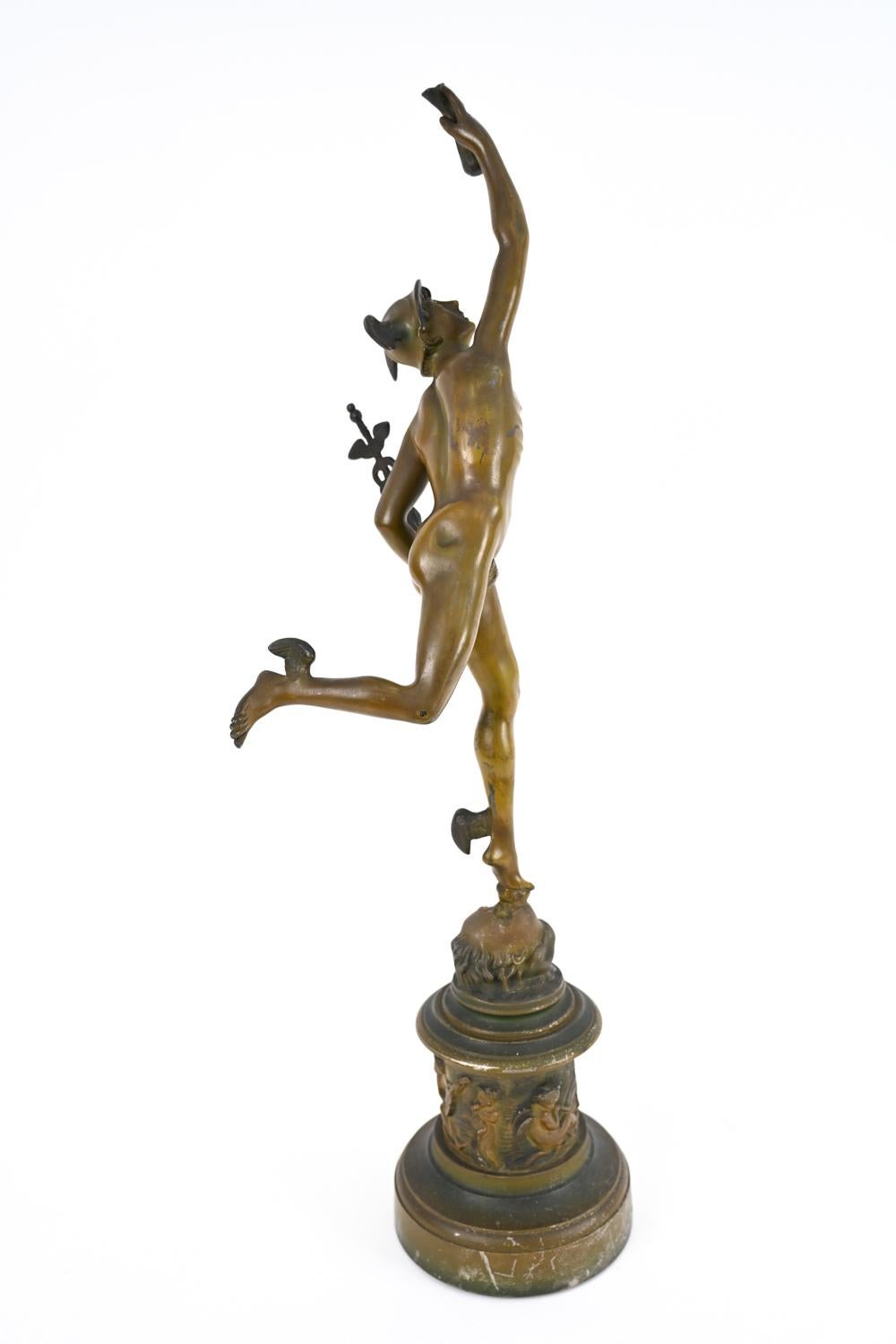 Sculpture de Mercure d'après Giambologna en vente 11
