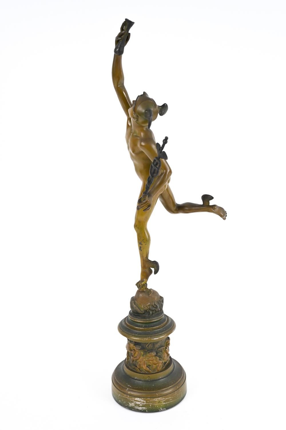 Sculpture de Mercure d'après Giambologna en vente 4