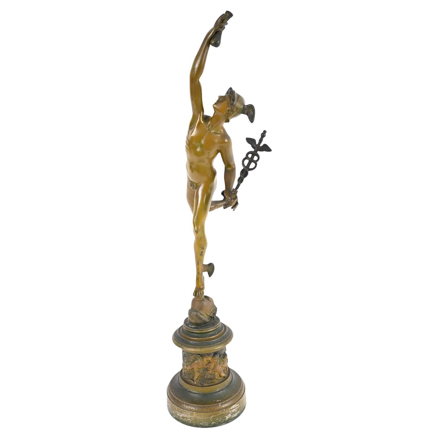 Sculpture de Mercure d'après Giambologna en vente
