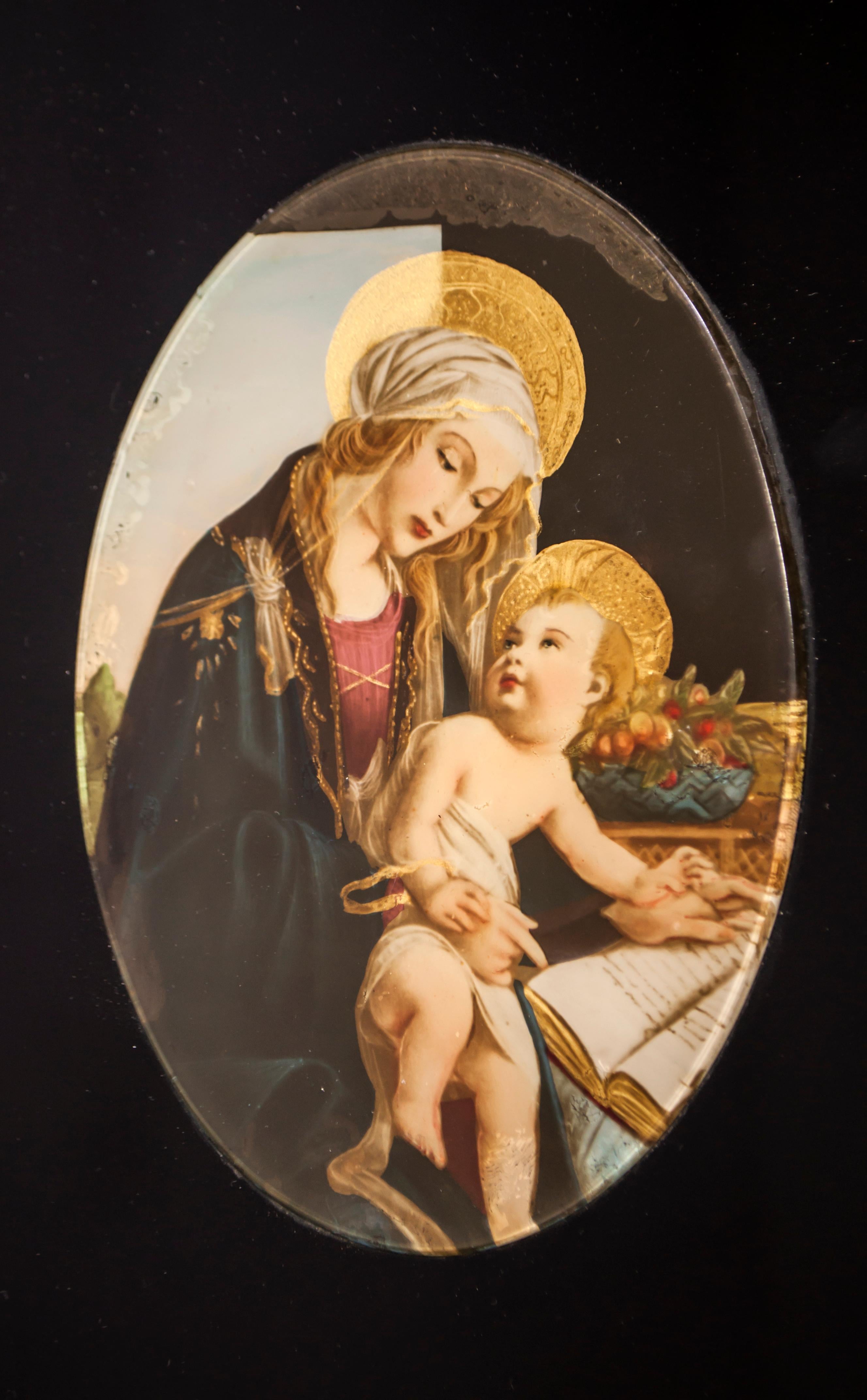 After Gio Ponti Mid-Century Modern Italian Madonna with Child 