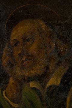 Portrait of Saint Luke the Evangelist after Guercino Central Italy 18th Century