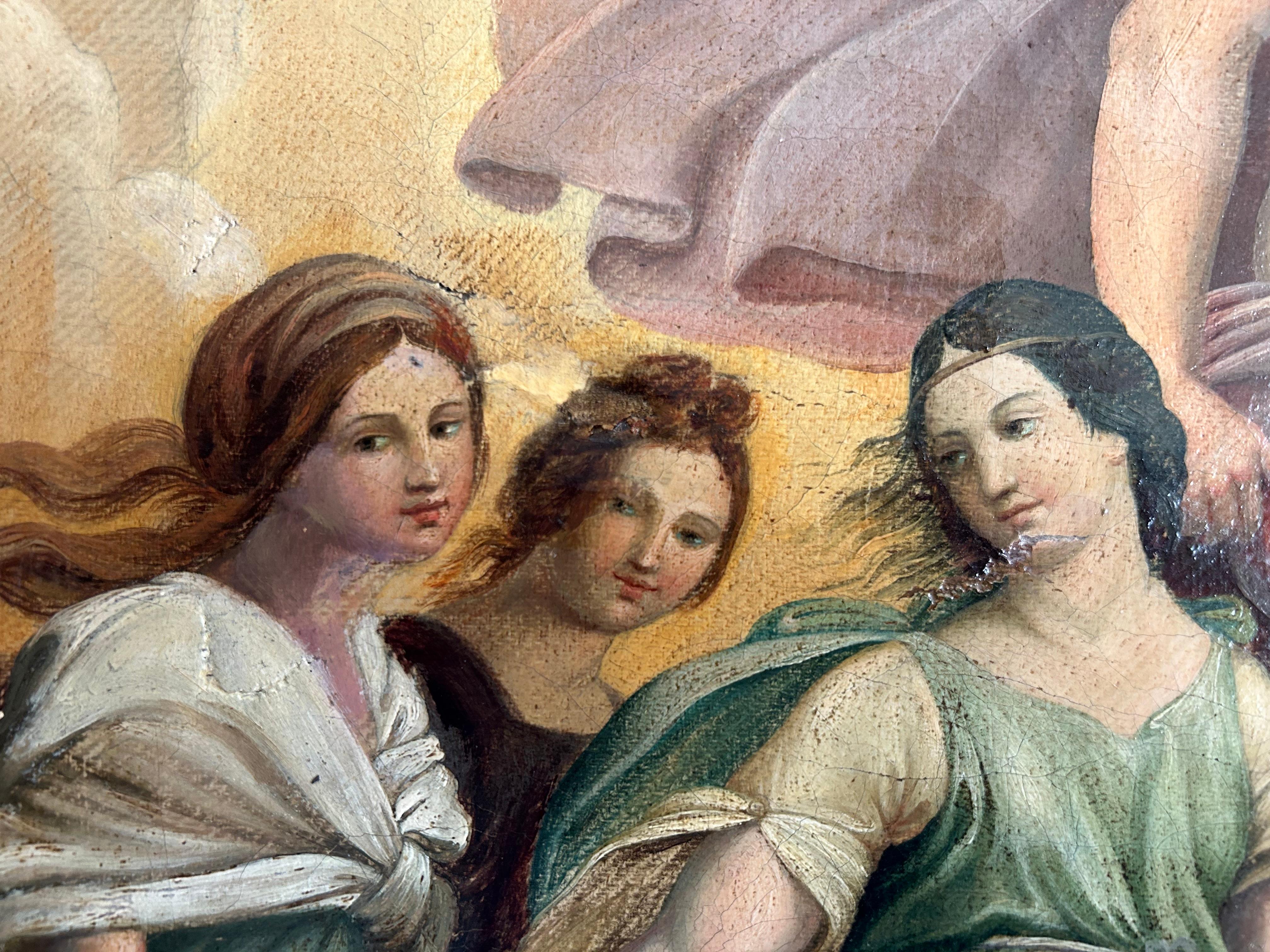 Aurora, 19th Century Painting, After Guido Reni For Sale 2