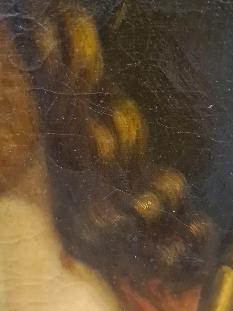 18th Century Oil Painting, Le Christ au Roseau, Ecce Hommo For Sale 4
