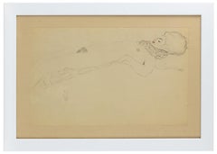 Female Nude Lying with Scarf - 1910s