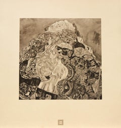 Gustav Klimt (nach) – „Baby“, 1931, monochrome Kollotypie