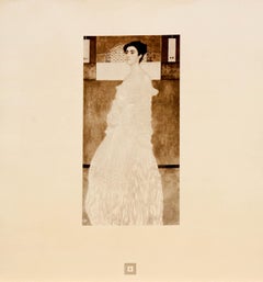 Gustav Klimt (after) - "Bildnis Baronin Wittgenstein" 1931 Monochrome Collotype