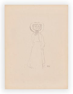 Gustav Klimt Handzeichnungen (Sketch) collotype lithograph, 1922