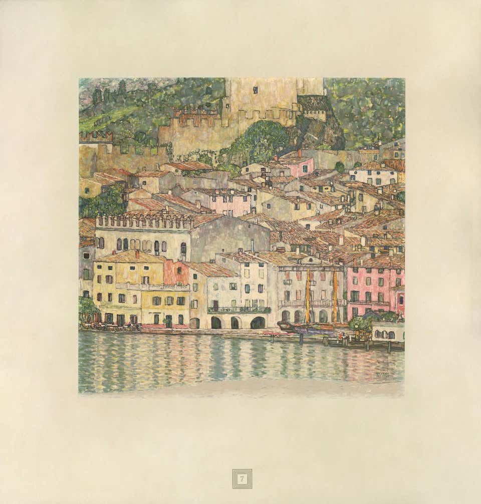 (after) Gustav Klimt - Max Eisler Eine Nachlese folio “Malcesine on ...
