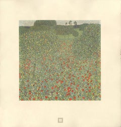 Max Eisler Eine Nachlese folio "Poppy Field (Poppies in Bloom)" collotype