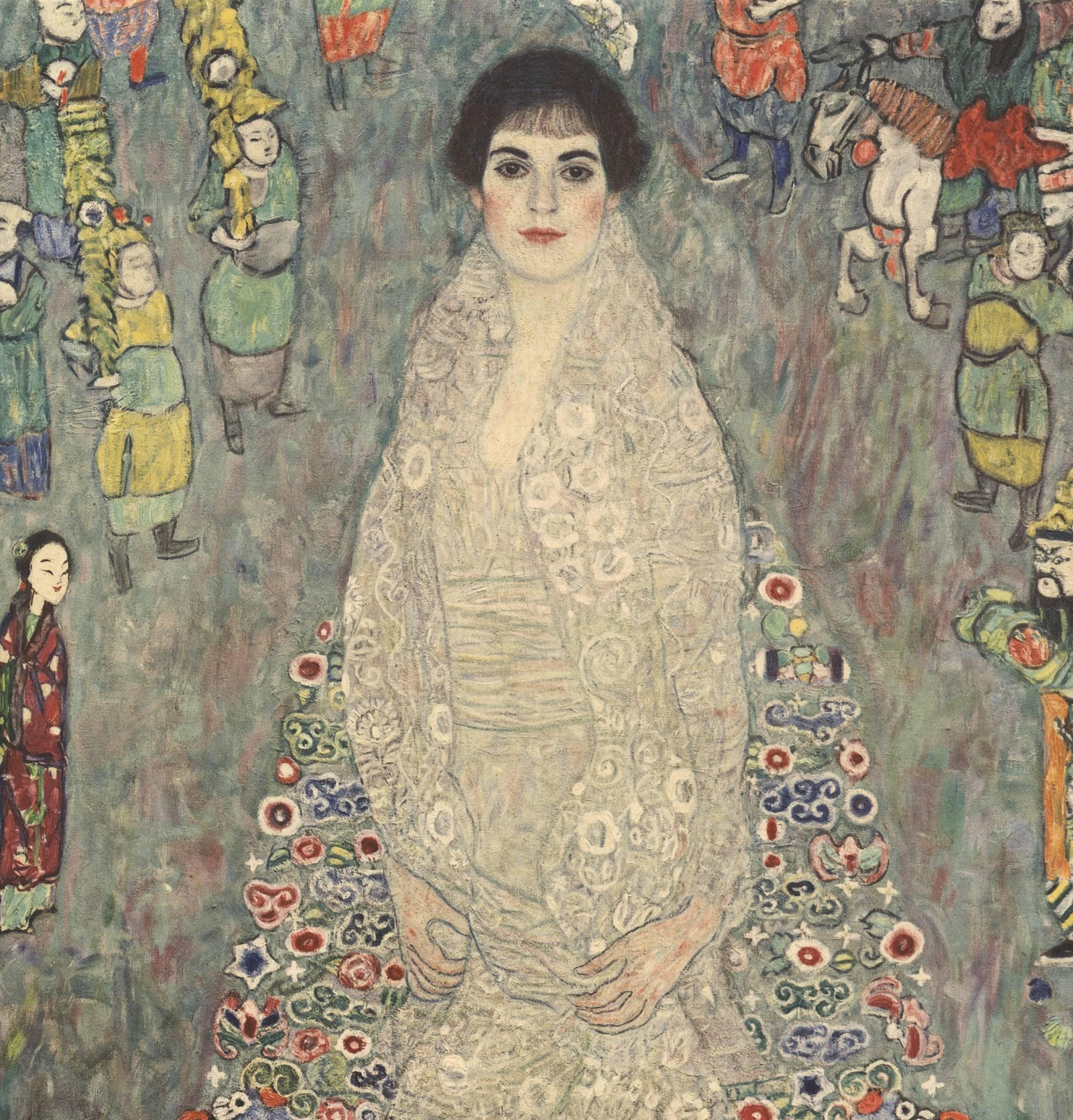 Max Eisler Eine Nachlese folio “Portrait of Baroness Bachofen-Echt” collotype - Print by (after) Gustav Klimt