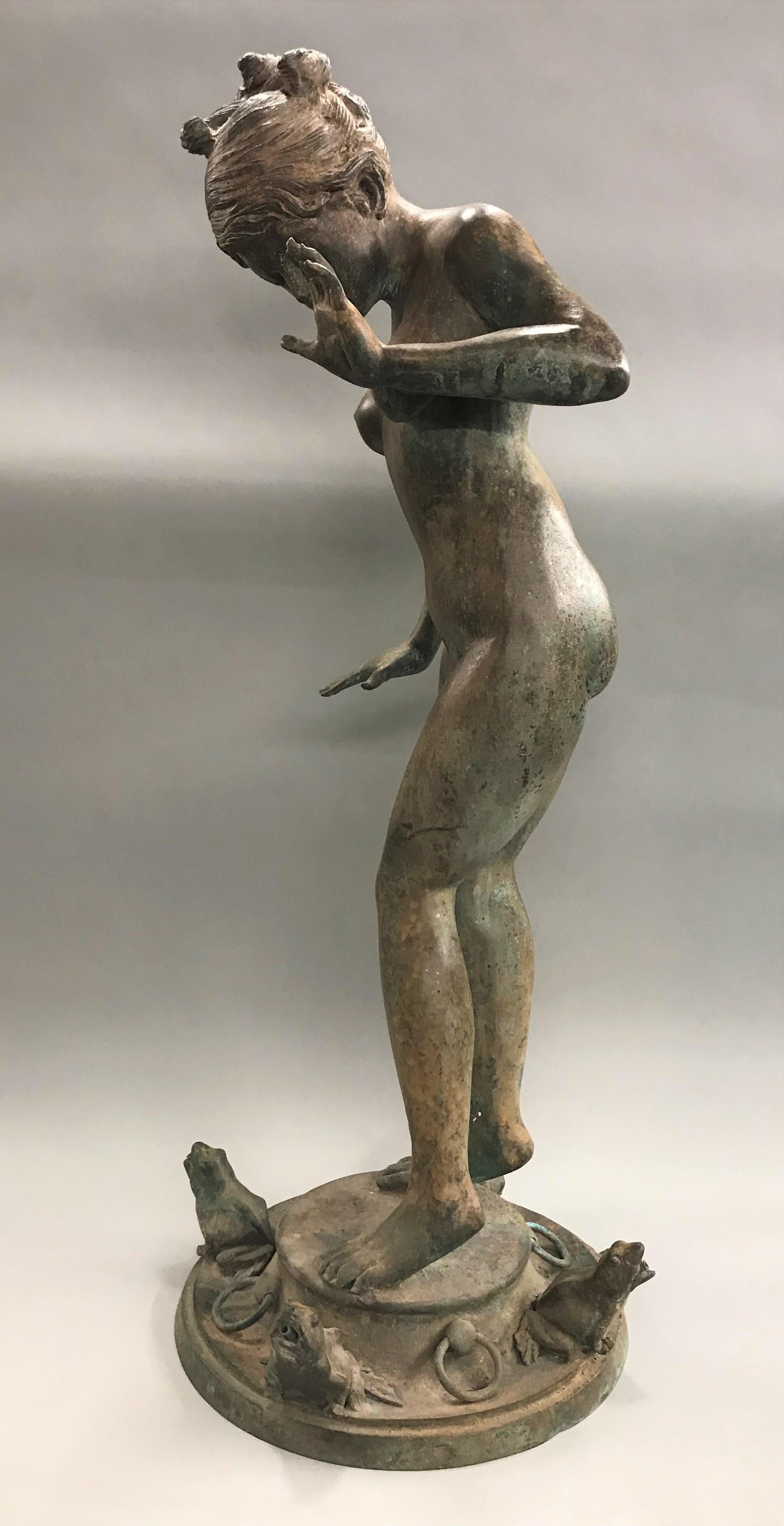 nude woman fountain