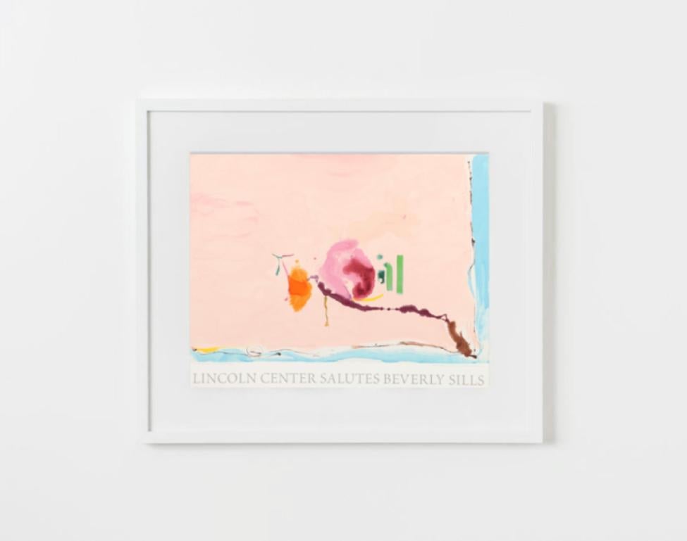 (after) Helen Frankenthaler Abstract Print - Flirt, 2003, Lincoln Center Beverly Sills Salute’s Silkscreen Poster