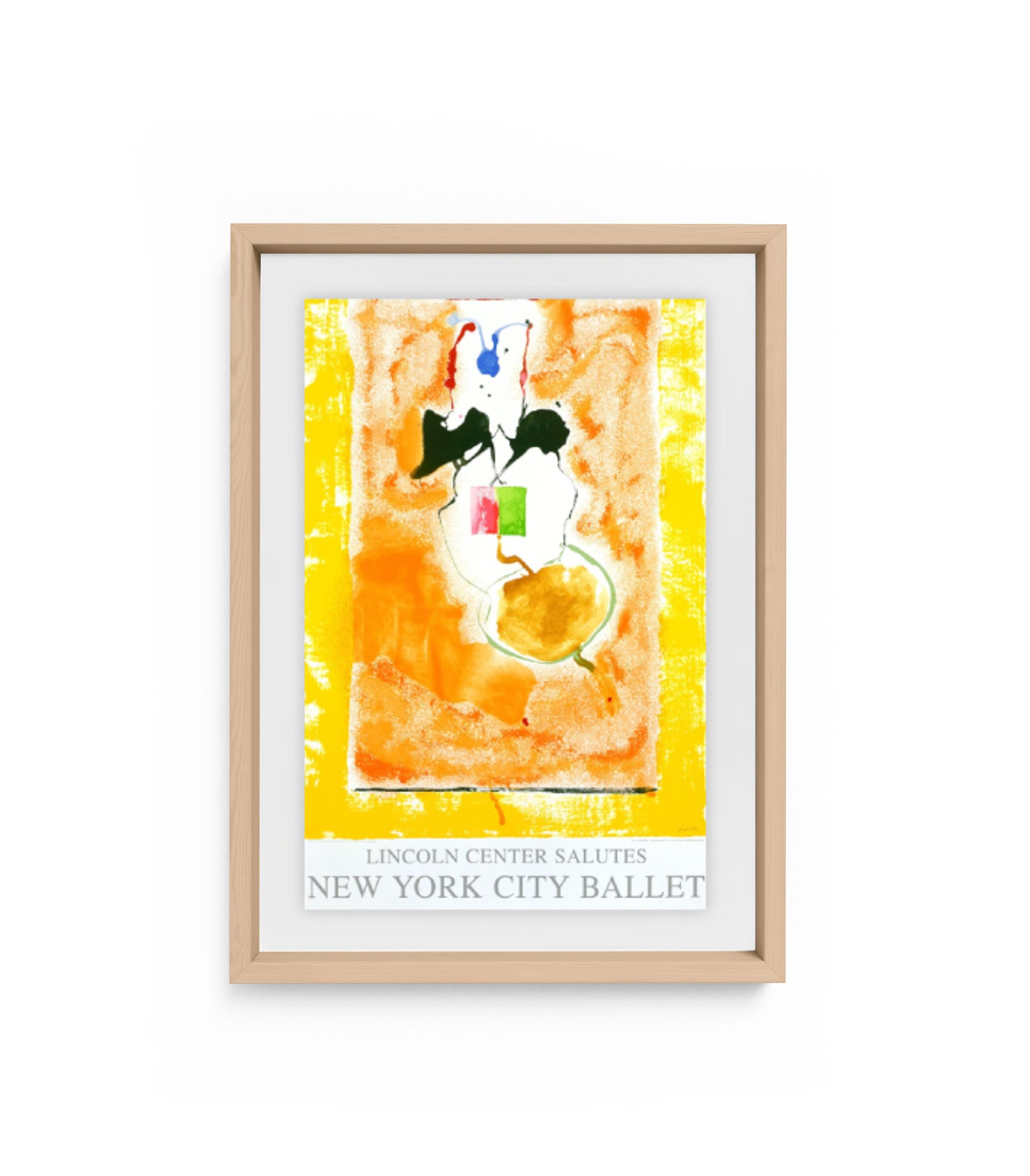 Solar Imp 2001, Lincoln Center New York City Ballet Honorary Silkscreen Poster - Print by (after) Helen Frankenthaler