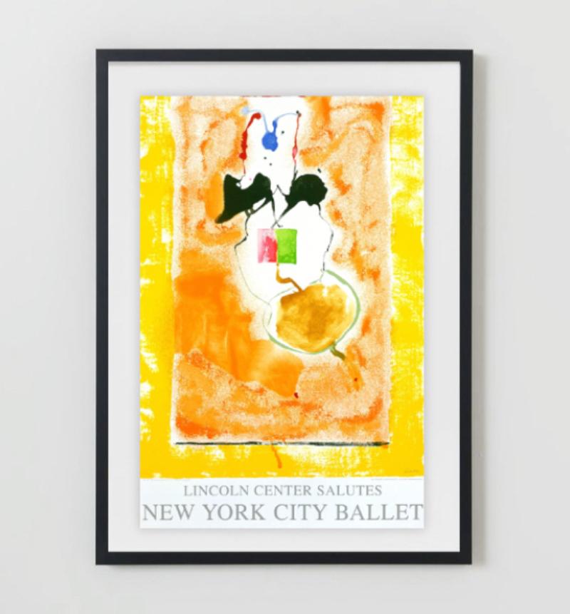 (after) Helen Frankenthaler Abstract Print - Solar Imp 2001, Lincoln Center New York City Ballet Honorary Silkscreen Poster