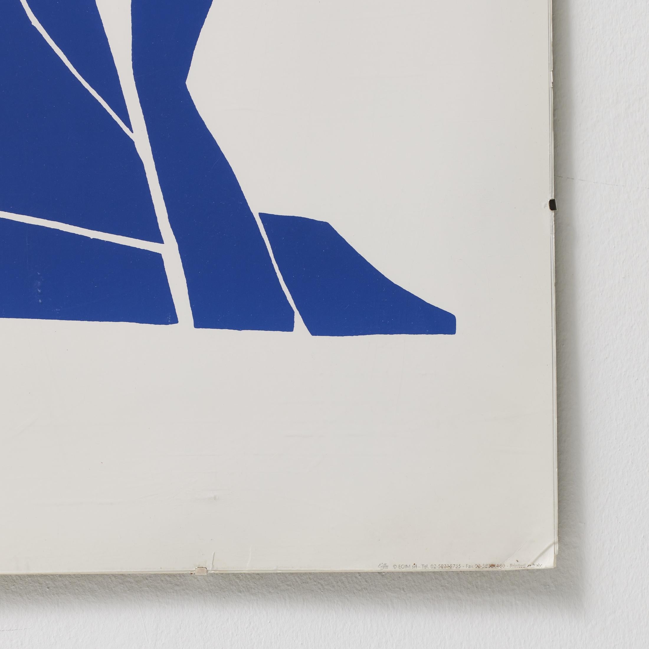 After Henri Matisse Bleu Print, circa 1990 In Good Condition For Sale In Barcelona, ES