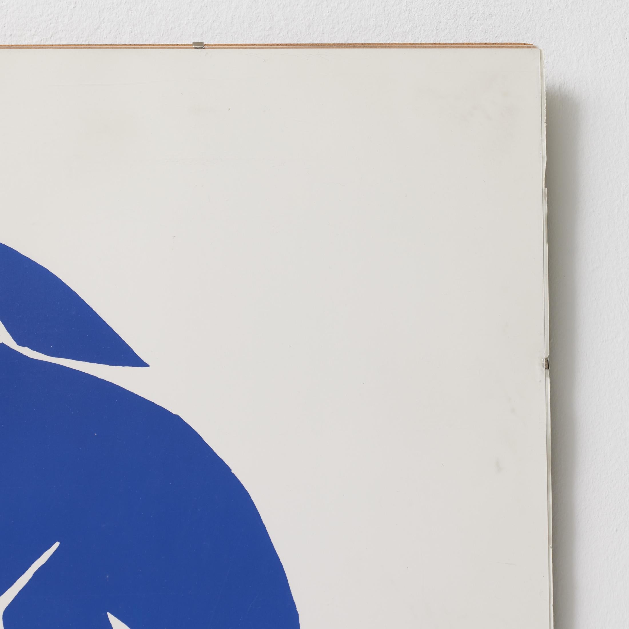 Late 20th Century After Henri Matisse Bleu Print, circa 1990 For Sale