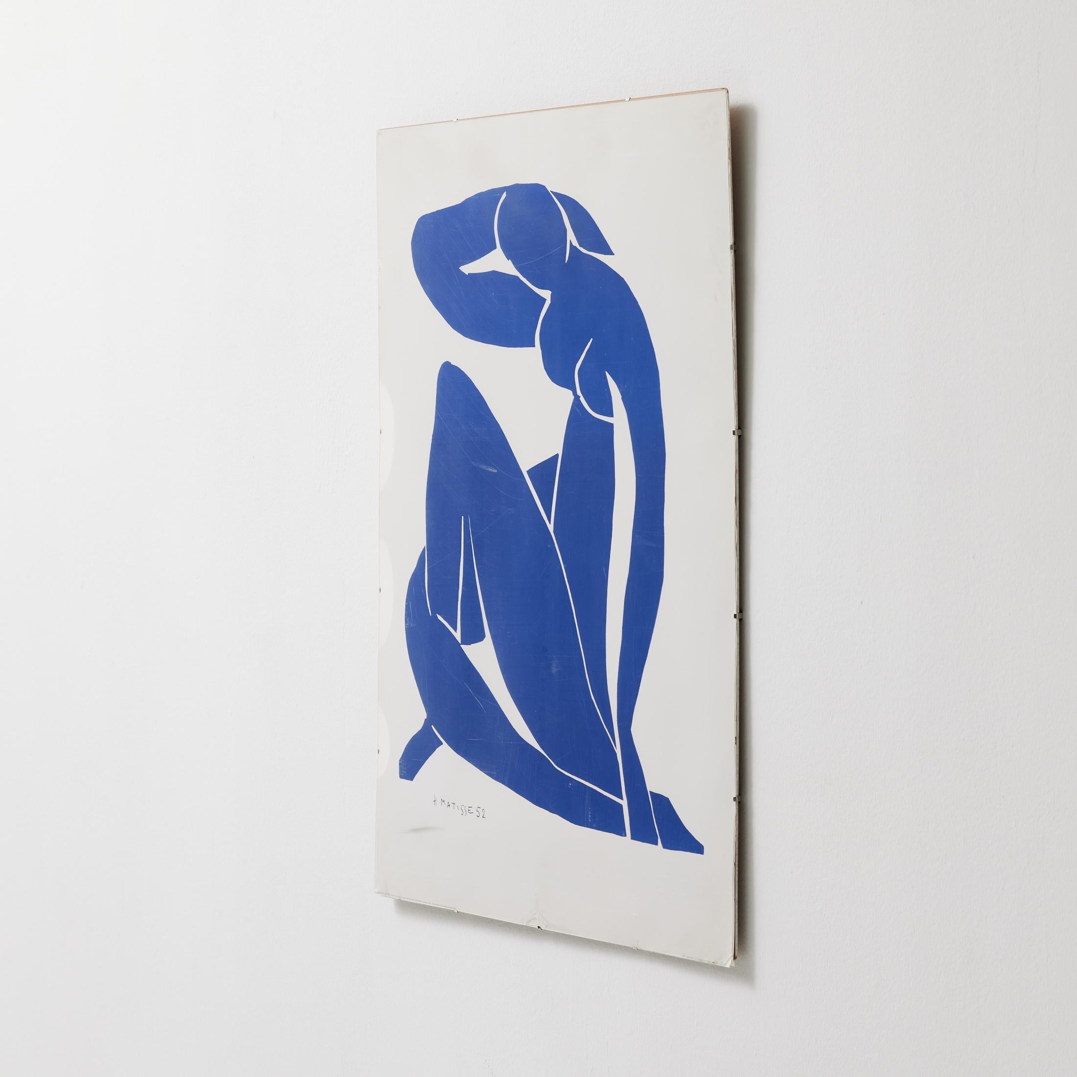 After Henri Matisse Bleu Print, circa 1990 For Sale 1
