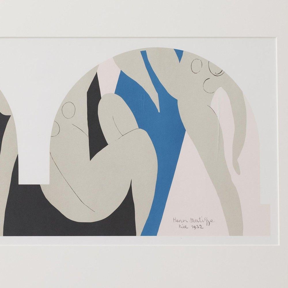 D'après Henri Matisse Bleu Print Encadré, circa 1990 en vente 7