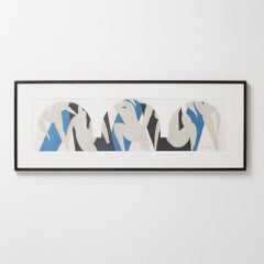 Nu Bleu II Print, Color Offset Lithograph, Mid-Century Modern, 1990