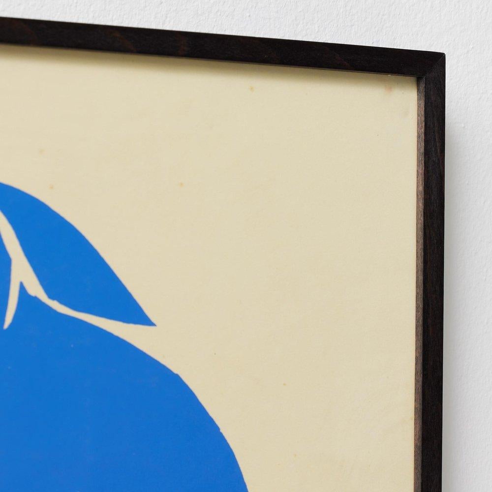 Français D'après Henri Matisse Lithographie en taille bleue encadrée, vers 1980 en vente