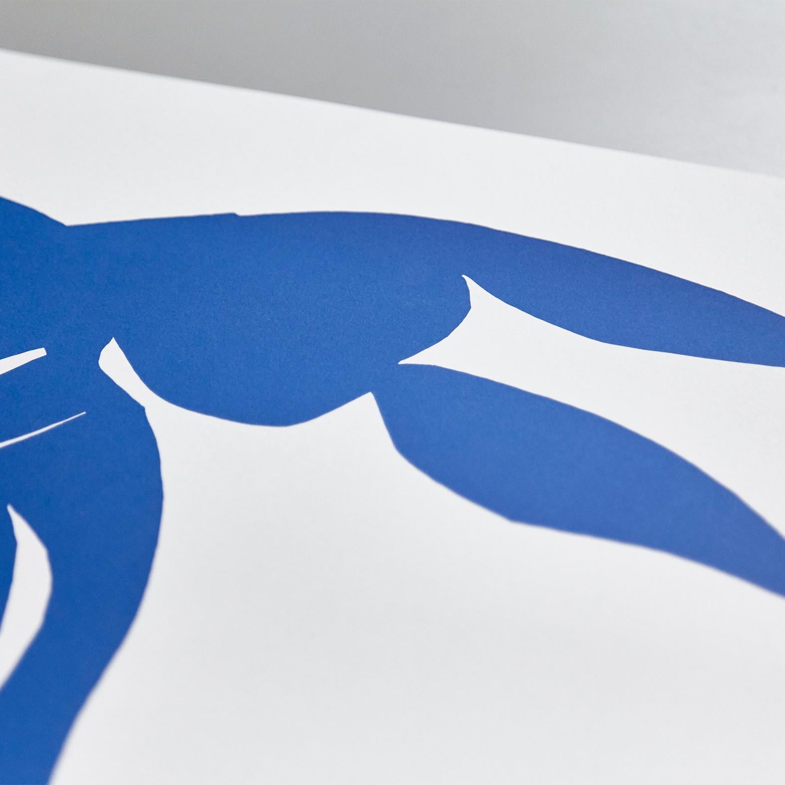 After Henri Matisse Cut Out Blue Lithograph La Cheveulure 4