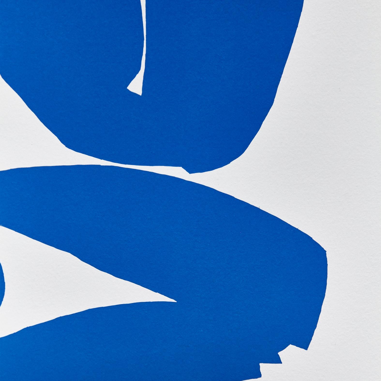 Modern After Henri Matisse Cut Out Blue Lithograph Nu Bleu IV