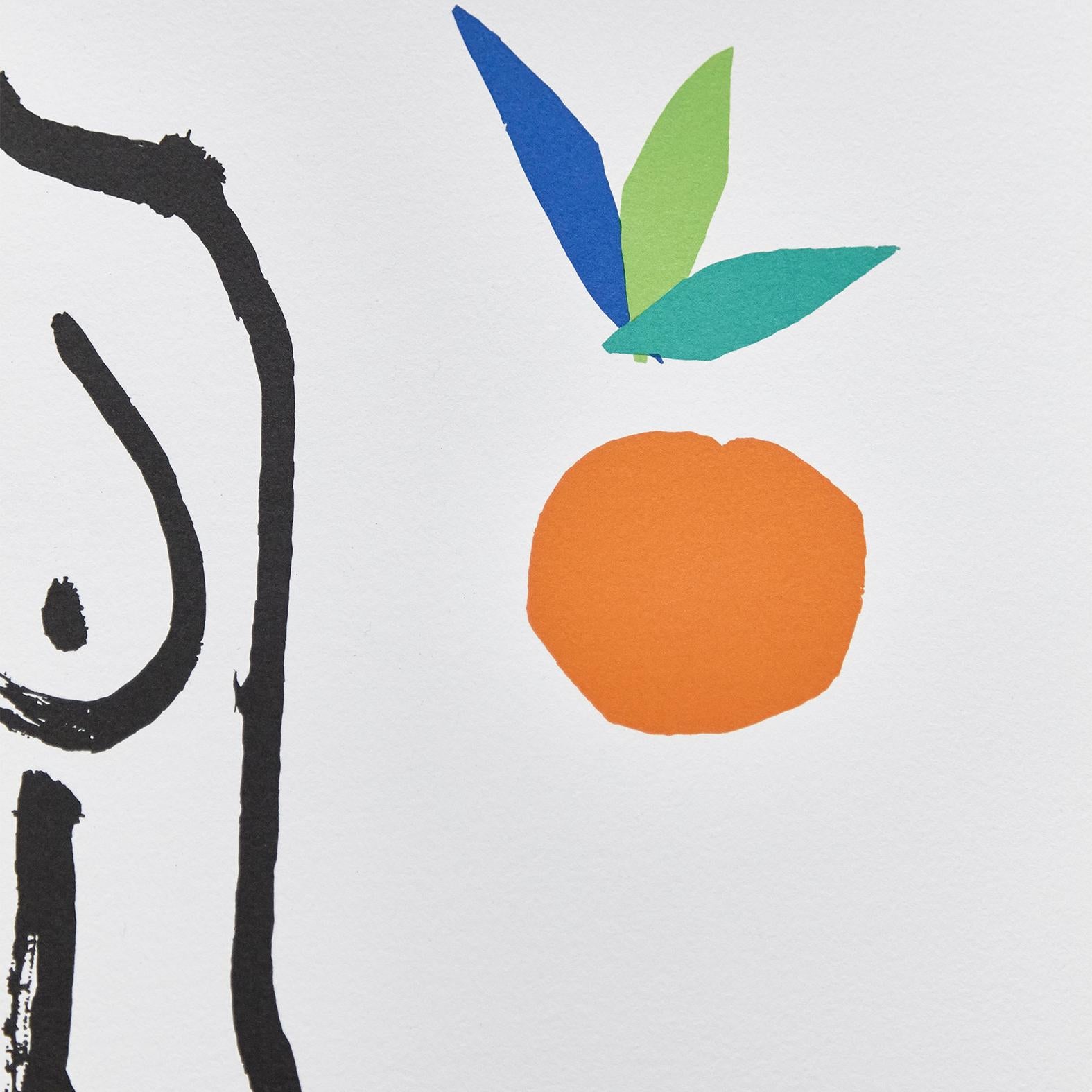 Henri Matisse Lithographie, Nu Aux Orange, Nach Henri Matisse (21. Jahrhundert und zeitgenössisch)