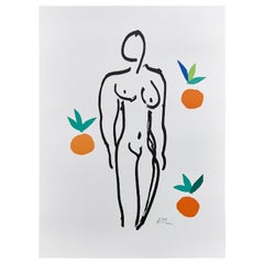 Lithographie d'après Nu Aux Orange d'Henri Matisse