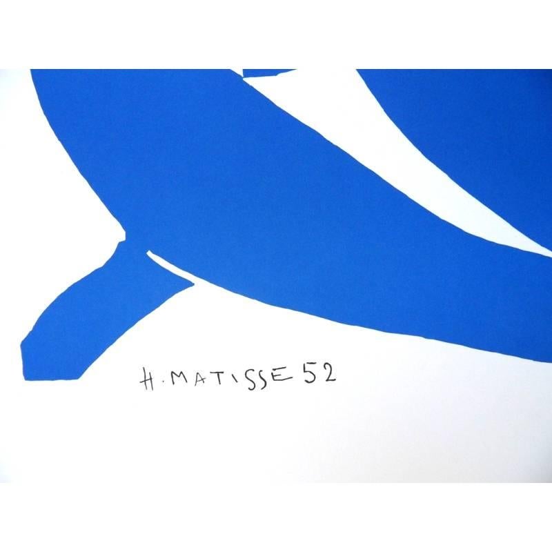 after Henri Matisse - Desnudo azul dormido - Litografía - Print Moderno de (after) Henri Matisse