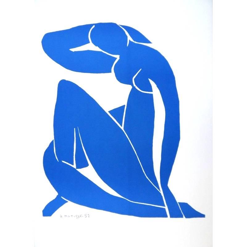 nach Henri Matisse - Schlafender blauer Akt - Lithographie