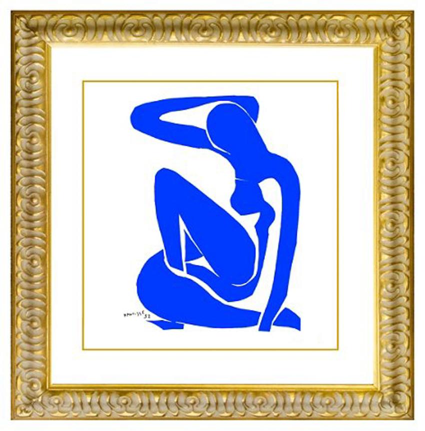 (after) Henri Matisse Figurative Print - Blue Nude