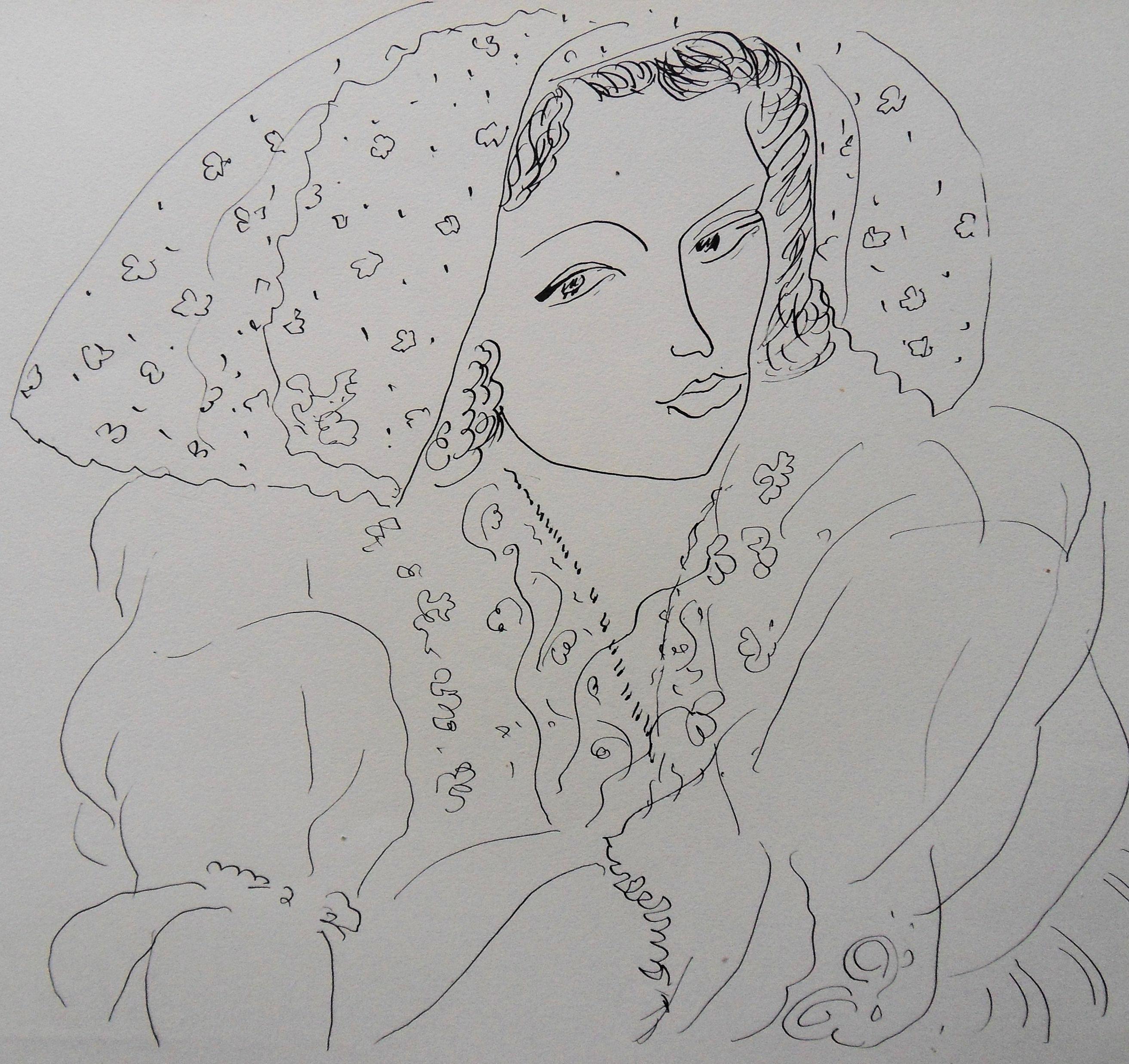 Bohemian Seductress - Lithograph, 1943  - Print by (after) Henri Matisse