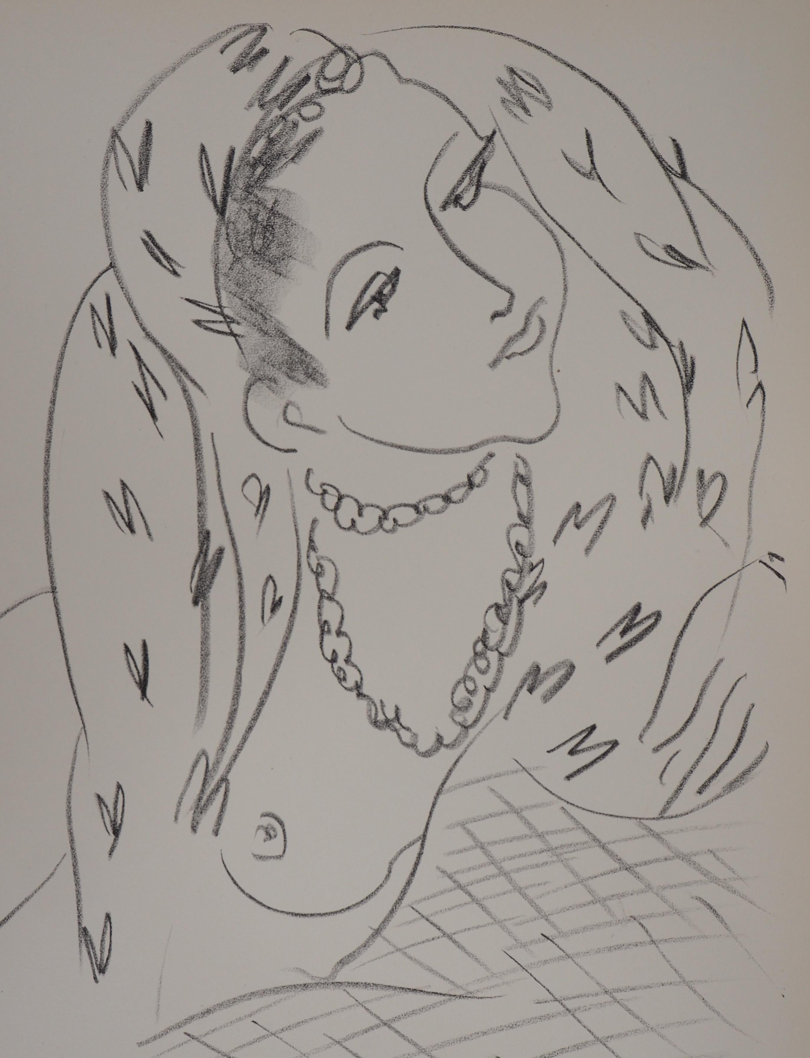 Bohemian Woman : The Fortune Teller - Lithograph, 1943  - Print by (after) Henri Matisse